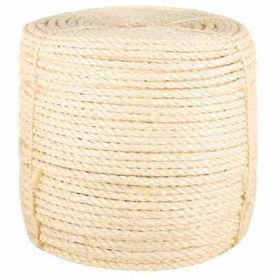 vidaXL Touw 8 mm 50 m 100% sisal