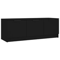 vidaXL Tv-meubel 102x35x36,5 cm bewerkt hout zwart