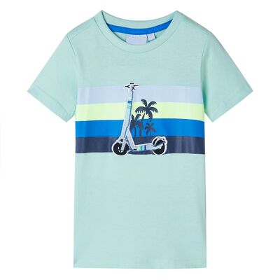 Kindershirt 128 lichtmint