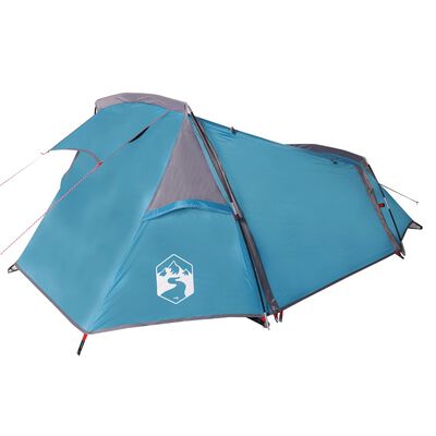 vidaXL Tunneltent 2-persoons waterdicht blauw