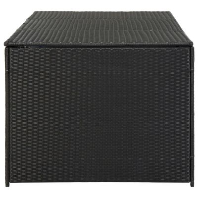 vidaXL Tuinbox 180x90x70 cm poly rattan zwart