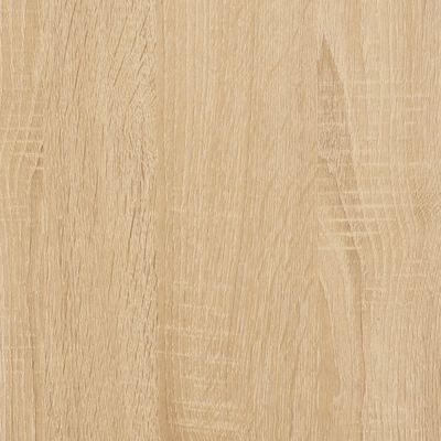 vidaXL Hoge kast 69,5x31x115 cm bewerkt hout sonoma eikenkleurig