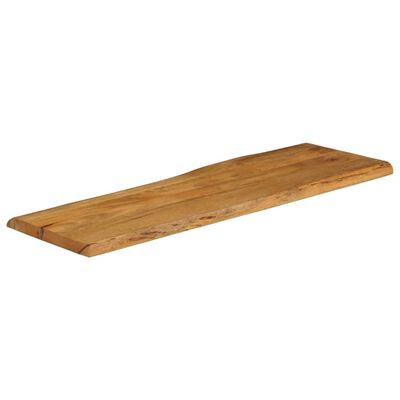 vidaXL Tafelblad met natuurlijke rand 120x40x3,8 cm massief mangohout