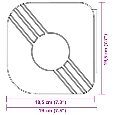 vidaXL Luifel uittrekbaar 4x3 m stof en aluminium antracietkleurig