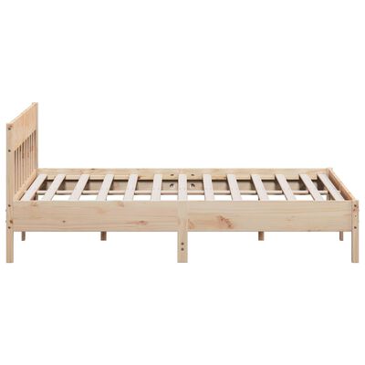 vidaXL Bedframe zonder matras massief grenenhout 180x200 cm