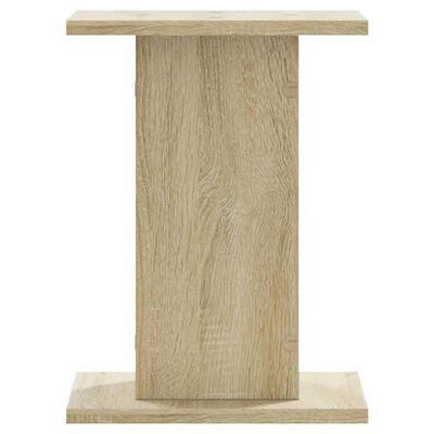 vidaXL Plantenstandaards 2 st 30x30x40 cm bewerkt hout sonoma eiken