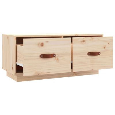 vidaXL Tv-meubel 80x34x35 cm massief grenenhout