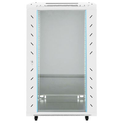 vidaXL Netwerkkast 18U 19" IP20 60x60x100 cm grijs