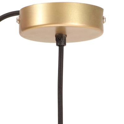 vidaXL Hanglamp rond 25 W E27 17 cm messingkleurig