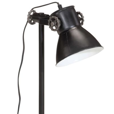 vidaXL Bureaulamp 25 W E27 15x15x55 cm zwart