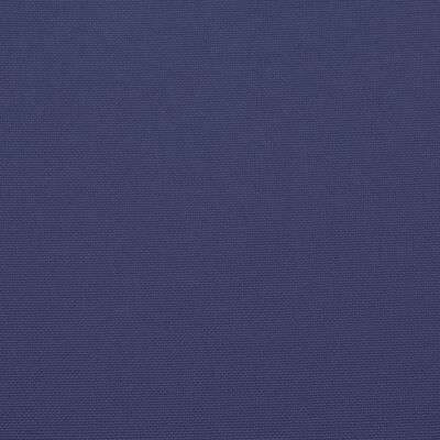 vidaXL Stoelkussens 2 st hoge rug stof marineblauw