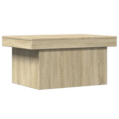 vidaXL Salontafel 100x55x40 cm bewerkt hout sonoma eikenkleurig