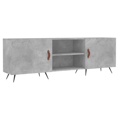 vidaXL Tv-meubel 150x30x50 cm bewerkt hout betongrijs