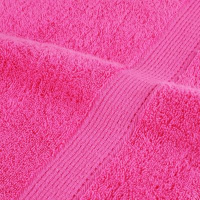 vidaXL Handdoeken SOLUND 4 st 600 g/m² 100x200 cm roze