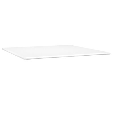 vidaXL Boxspring met matras en LED fluweel roze 200x200 cm