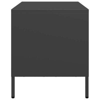 vidaXL Tv-meubel 68x39x43,5 cm koudgewalst staal zwart