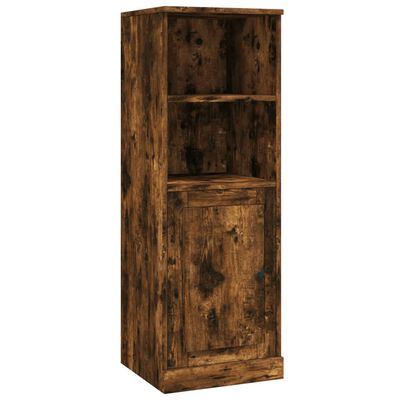 vidaXL Hoge kast 36x35,5x103,5 cm bewerkt hout gerookt eikenkleurig