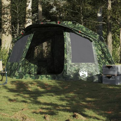 vidaXL Vistent 5-persoons waterdicht camouflage