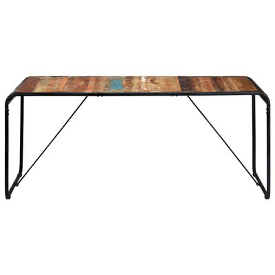 vidaXL Eettafel 180x90x76 cm massief gerecycled hout