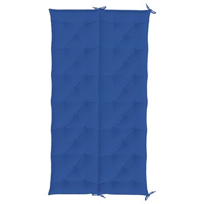 vidaXL Tuinbankkussen 200x(50+50)x7 cm oxford stof blauw