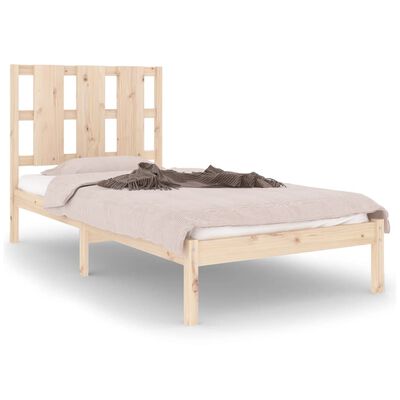 vidaXL Bedframe massief hout 90x190 cm