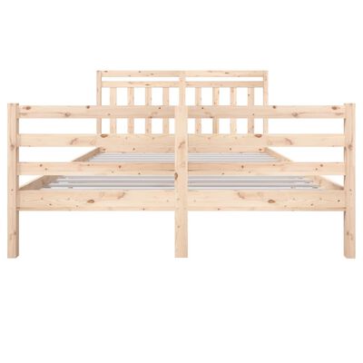 vidaXL Bedframe massief hout 160x200 cm