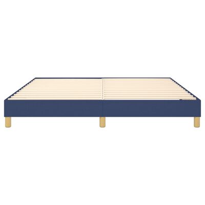 vidaXL Bedframe stof blauw 160x200 cm