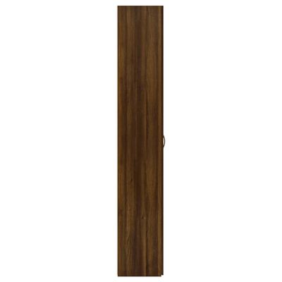 vidaXL Kantoorkast 60x32x190 cm bewerkt hout bruin eikenkleur