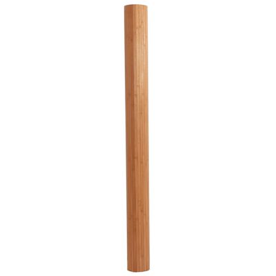 vidaXL Vloerkleed rechthoekig 80x500 cm bamboe naturel