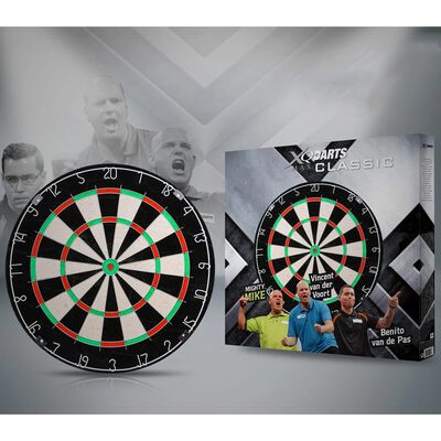 XQmax Darts Dartbord set borstelhaar