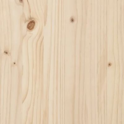vidaXL Plantenbak met rek 79x39,5x114 cm massief grenenhout