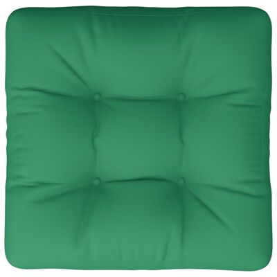 vidaXL Palletkussen 50x50x12 cm stof groen