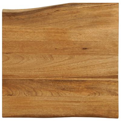 vidaXL Tafelblad met natuurlijke rand 40x40x2,5 cm massief mangohout