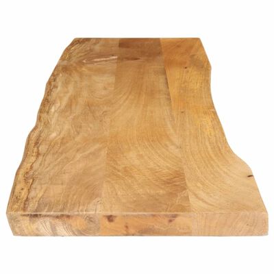 vidaXL Tafelblad met natuurlijke rand 180x40x3,8 cm massief mangohout