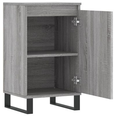 vidaXL Dressoir 40x35x70 cm bewerkt hout grijs sonoma