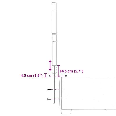 vidaXL Boxspring met matras fluweel donkergrijs 90x190 cm