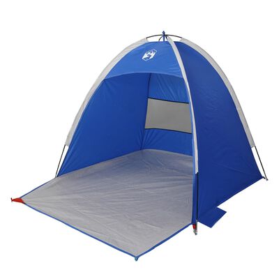 vidaXL Strandtent 3-persoons waterdicht azuurblauw