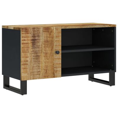 vidaXL Tv-meubel 80x33x46 cm massief mangohout en bewerkt hout