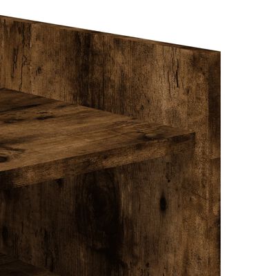 vidaXL Schoenenkast 52x37,5x100 cm bewerkt hout gerookt eikenkleurig