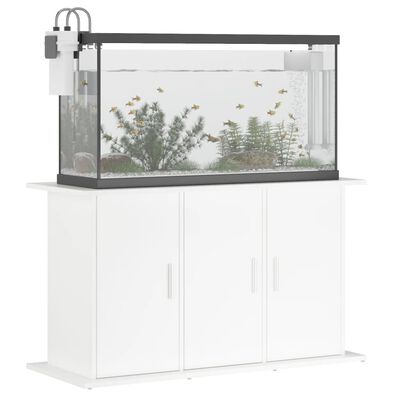 vidaXL Aquariumstandaard 101x41x58 cm bewerkt hout wit