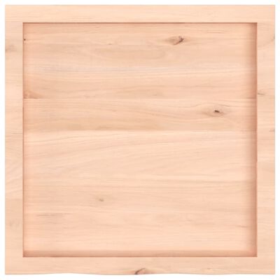 vidaXL Wastafelblad 60x60x(2-4) cm onbehandeld massief hout