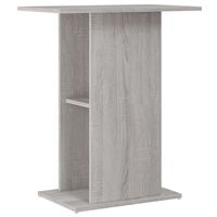 vidaXL Aquariumstandaard 60,5x36x72,5 cm bewerkt hout grijs sonoma