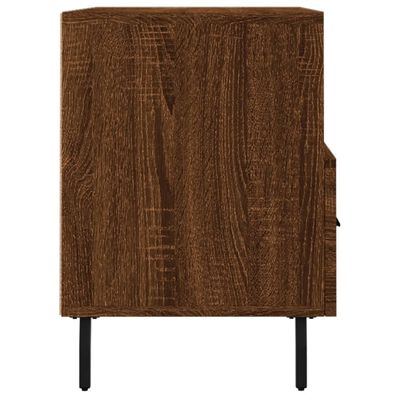 vidaXL Tv-meubel 80x36x50 cm bewerkt hout bruin eikenkleur