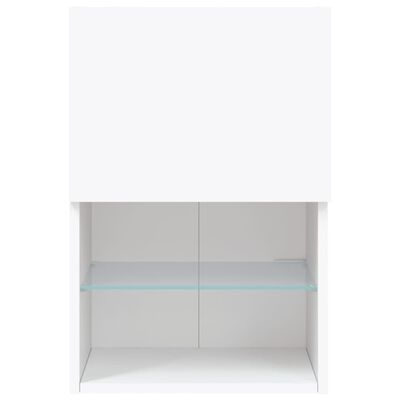 vidaXL Tv-meubel met LED-verlichting 40,5x30x60 cm wit