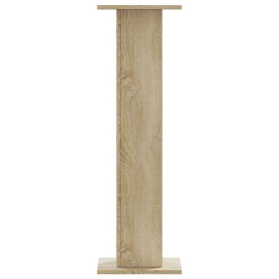 vidaXL Plantenstandaards 2 st 30x30x95 cm bewerkt hout sonoma eiken