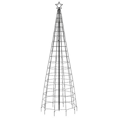 vidaXL Lichtkegel met grondpinnen 570 koudwitte LED's 300 cm