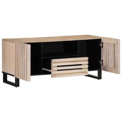 vidaXL Tv-meubel 100x34x46 cm massief mangohout