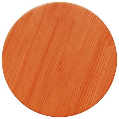 vidaXL Tafelblad rond Ø30x2,5 cm massief grenenhout wasbruin