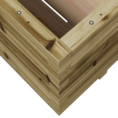 vidaXL Plantenbak 100x100x49,5 cm geïmpregneerd grenenhout