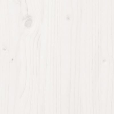 vidaXL Hoofdbord 150 cm massief grenenhout wit